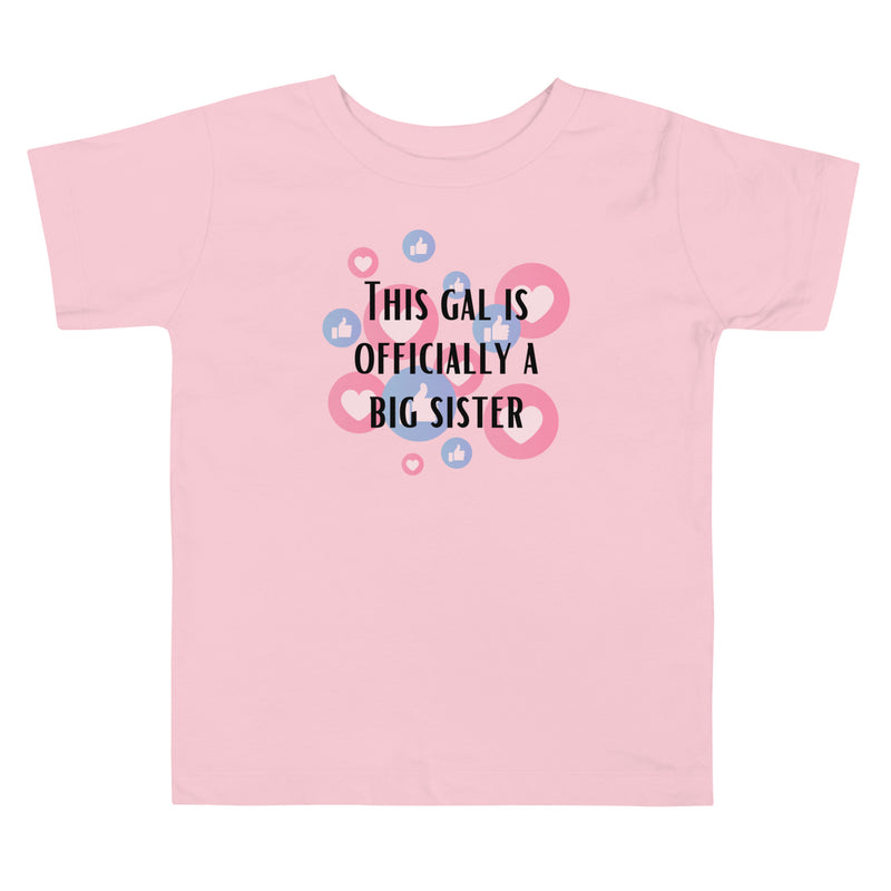 Officially a Big Sister T-shirt for Toddler