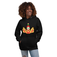 In the Fire Hot Sauce Chilis Unisex Hoodie gift for someone who loves hot sauce spicy chili food