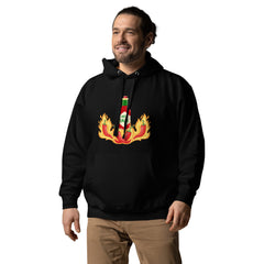 In the Fire Hot Sauce Chilis Unisex Hoodie gift for someone who loves hot sauce spicy chili food