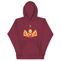 In the Fire Hot Sauce Chilis Unisex Hoodie gift for someone who loves hot sauce spicy chili food