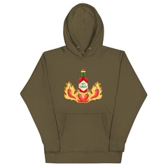 In the Fire Hot Sauce Chilis Unisex Hoodie gift for someone who loves hot sauce spicy chili food