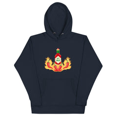 In the Fire Hot Sauce Chilis Unisex Hoodie gift for someone who loves hot sauce spicy chili food