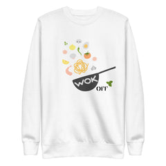 Funny Apron Wok Off Cooks Chef Unisex Premium Sweatshirt Gifts for people who like to cook