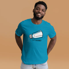 Funny T-shirt Is it Seasoned? Salt Shaker Cook Chef Unisex t-shirt Gifts for people who like to cook