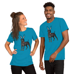 Rottweiler Happy Easter Bunny Unisex t-shirt gift for Easter Rottie Dog Lover