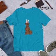 Brindle Cane Corso Happy Easter Bunny Unisex t-shirt gift for Cane Corso Owner Lover