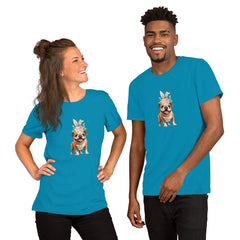 English Bulldog Happy Easter Bunny Unisex t-shirt gift for English Bulldog Dog Owner Lover