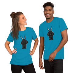 Black Toy Poodle Happy Easter Bunny Unisex t-shirt gift for Toy Poodle Owner Lover