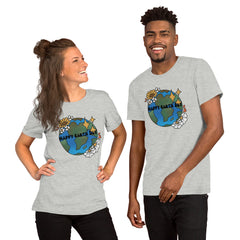 Happy Earth Day Unisex T-shirt Earth Flowers