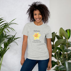 Victorian Flower Language Daffodil Chivalry Unrequited Love Unisex t-shirt