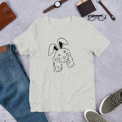 Spaniel Happy Easter Bunny Unisex t-shirt gift for Easter Spaniel Dog Lover