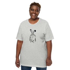 Cane Corso Outline Happy Easter Bunny Unisex T-shirt gift for Cane Corso Dog Owner Lover