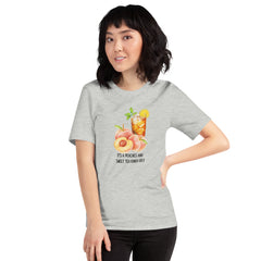 Peaches and Sweet Tea Unisex Short Sleeve Crew Neck t-shirt