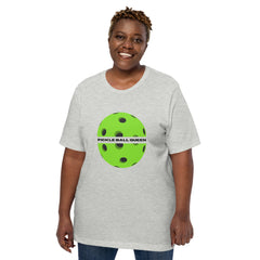 Pickleball Queen Short Sleeve Crew Neck Unisex t-shirt gift for pickleball player