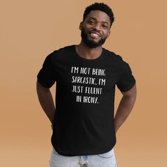 Funny T-shirt Sarcasm Short Sleeve Crew Neck Unisex t-shirt gift for someone who is sarcastic