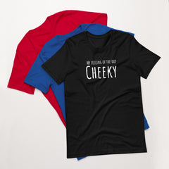 Funny T-shirt My Feeling of the Day - Cheeky Unisex t-shirt