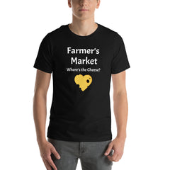 Farmer's Market Where's the Cheese Heart Fun Jersey T-shirt