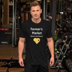 Farmer's Market Where's the Cheese Heart Fun Jersey T-shirt