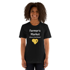 Farmer's Market Where's the Cheese Heart Fun Jersey T-shirt