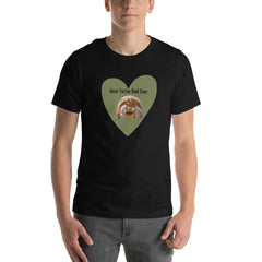 Funny T-shirt Best Tortie Dad Heart Tortoise Unisex t-shirt gift for someone who loves tortoises turtles Valentine's Day Father's Day