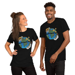 Happy Earth Day Unisex T-shirt Earth Flowers