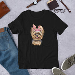 Yorkie Easter Bunny Unisex t-shirt gift for Yorkshire Terrier