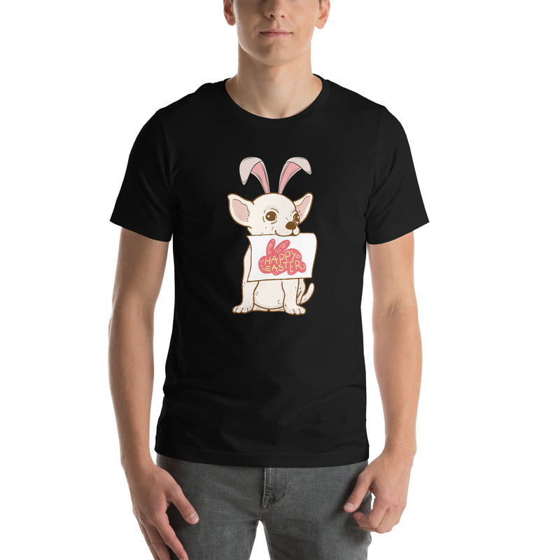 Chihuahua Happy Easter Easter Bunny Unisex t-shirt gift for Easter Chihuahua Dog Lover