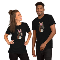 Boxer Happy Easter Bunny Unisex t-shirt gift for Boxer Dog Owner Lover