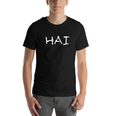 Karate Hai Crew Neck Unisex t-shirt gift for someone who loves martial arts