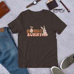 Howdy Bunny Cowboy Easter Bunny Unisex t-shirt gift for Easter