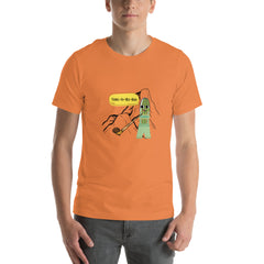 Funny Pickle Shirt Yodeling Pickle Unisex t-shirt Yodel-Ay-Hee-Hoo Yodel Pickle on a Mountain