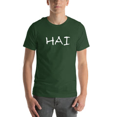 Karate Hai Crew Neck Unisex t-shirt gift for someone who loves martial arts