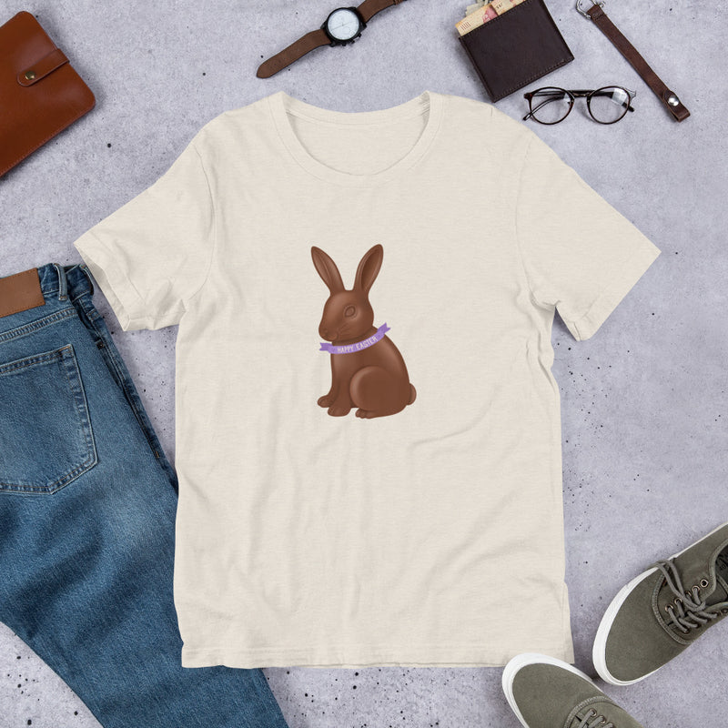 Chocolate Easter Bunny Happy Easter Unisex t-shirt gift for Easter