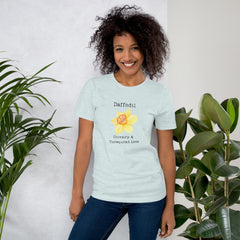 Victorian Flower Language Daffodil Chivalry Unrequited Love Unisex t-shirt