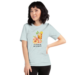 Peaches and Sweet Tea Unisex Short Sleeve Crew Neck t-shirt