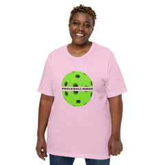 Pickleball Queen Short Sleeve Crew Neck Unisex t-shirt gift for pickleball player