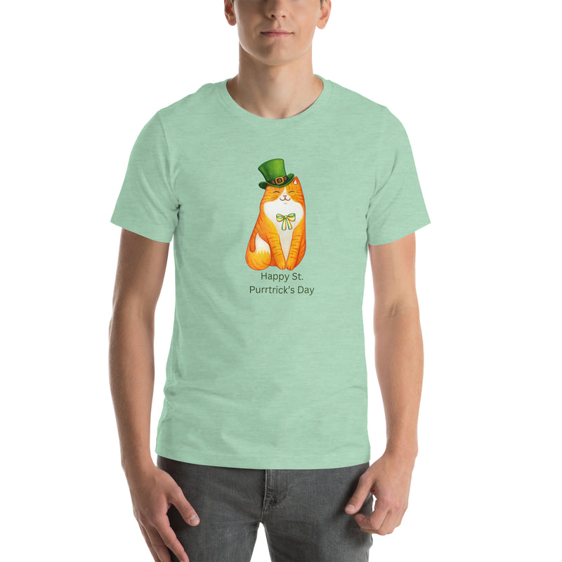 Happy St. Purrtrick's Day Funny St. Patrick's Day Unisex t-shirt