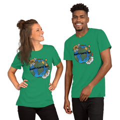 Happy Earth Day Unisex T-shirt Earth Flowers