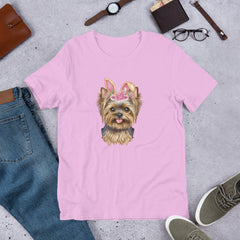 Yorkie Easter Bunny Unisex t-shirt gift for Yorkshire Terrier