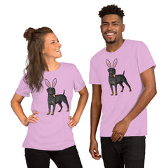 Rottweiler Happy Easter Bunny Unisex t-shirt gift for Easter Rottie Dog Lover