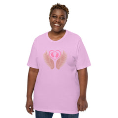 Pink Angel Wings Unisex/Women's t-shirt Baby Girl Loss Loss of Child Miscarriage