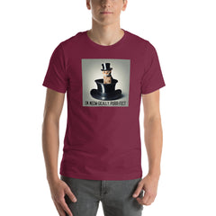 Meow-gic Funny Magic Cat in a Hat Unisex t-shirt