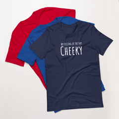 Funny T-shirt My Feeling of the Day - Cheeky Unisex t-shirt