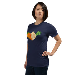 Mirepoix Carrots Onions Celery Unisex t-shirt Gift for Someone who loves to cook