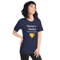 Farmer's Market Where's the Cheese Heart Fun Jersey T-shirt