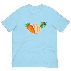 Mirepoix Carrots Onions Celery Unisex t-shirt Gift for Someone who loves to cook