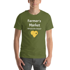 Farmer's Market Where's the Cheese Heart Fun Jersey T-shirt