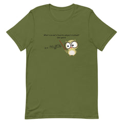 Funny Math T-shirt Owl Algebra Unisex t-shirt gift for someone who loves math Math Teacher