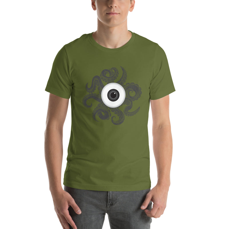 Octopus Eye Crew Neck Unisex t-shirt Regular and Plus Size