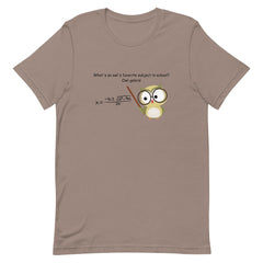 Funny Math T-shirt Owl Algebra Unisex t-shirt gift for someone who loves math Math Teacher